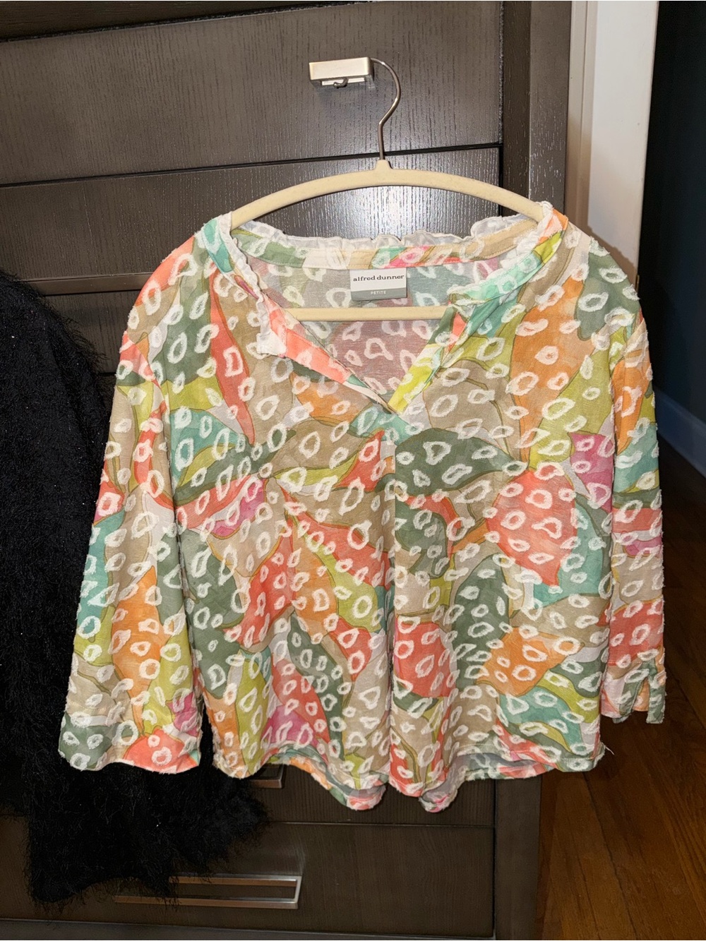 Alfred dunner colorful petite medium top